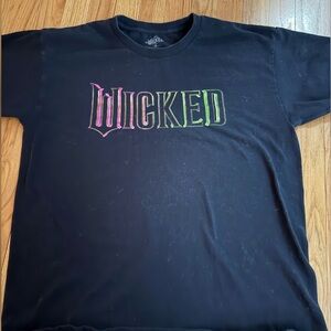 Wicked Black T-shirt By Universal Studios size large